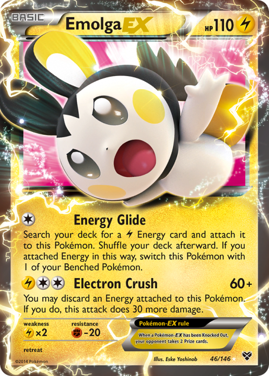 Emolga-EX 46/146 XY XY