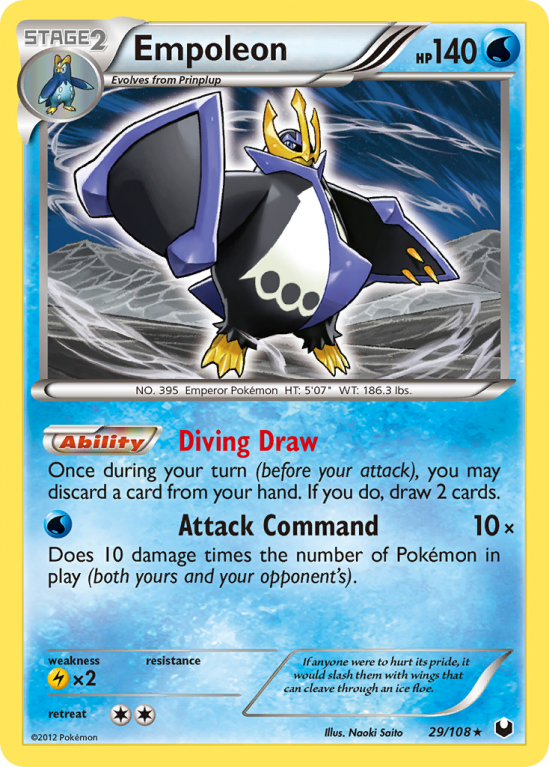 Empoleon 29/108 Black & White Dark Explorers
