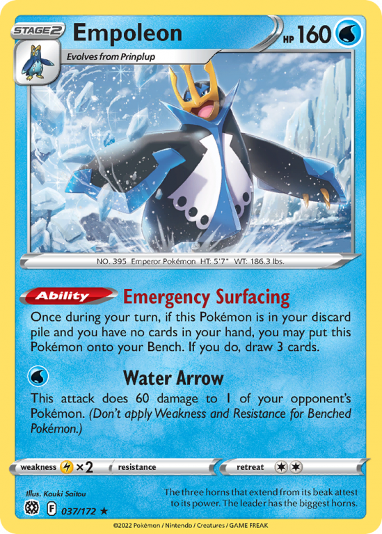Empoleon 37/172 Sword & Shield Brilliant Stars