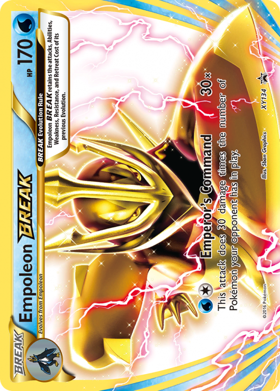 Empoleon BREAK XY134/183 XY XY Black Star Promos