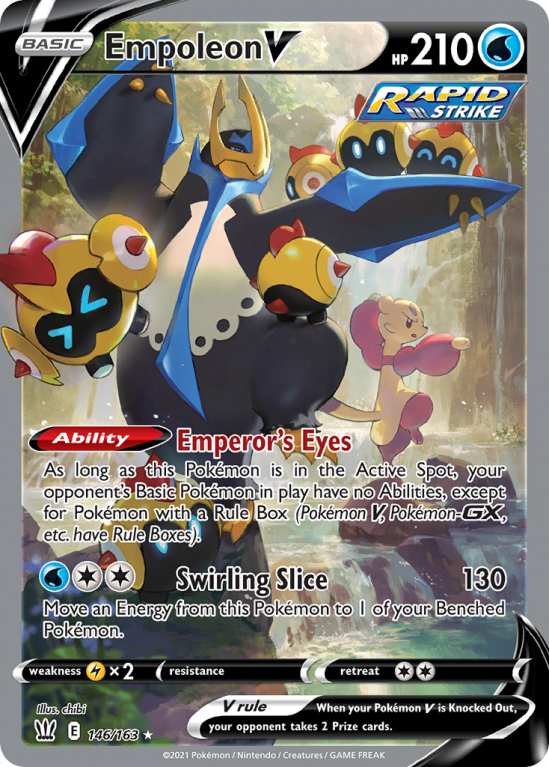 Empoleon V 146/163 Sword & Shield Battle Styles