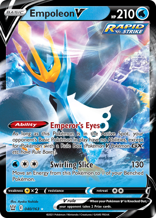 Empoleon V 40/163 Sword & Shield Battle Styles