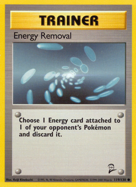 Energy Removal 119/130 Base Base Set 2
