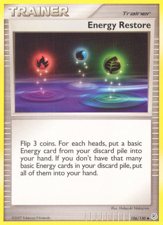 Energy Restore 106/130 Diamond & Pearl Diamond & Pearl