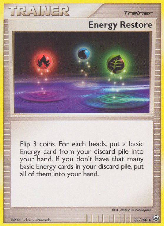 Energy Restore 81/100 Diamond & Pearl Majestic Dawn