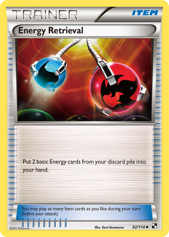 Energy Retrieval 92/114 Black & White Black & White
