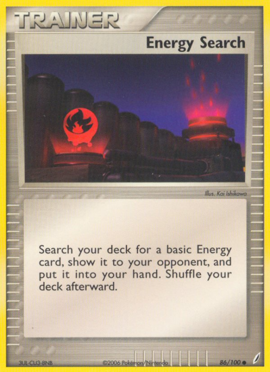 Energy Search 86/100 EX Crystal Guardians