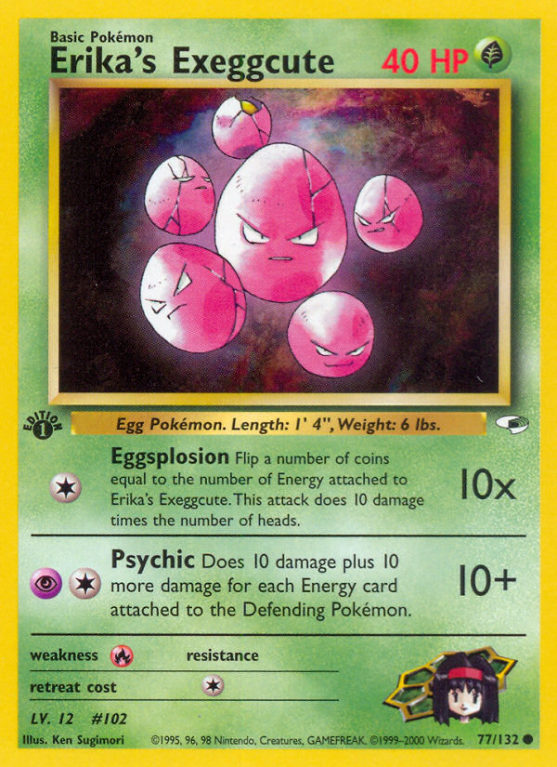 Erika's Exeggcute 77/132 Gym Gym Heroes
