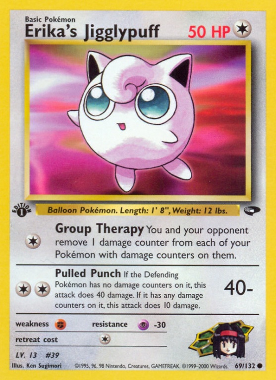 Erika's Jigglypuff 69/132 Gym Gym Challenge