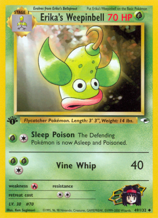 Erika's Weepinbell 49/132 Gym Gym Heroes