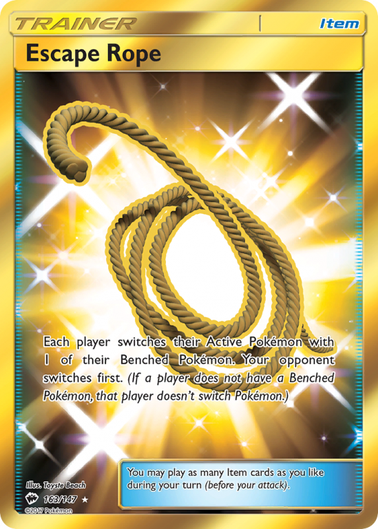Escape Rope 163/147 Sun & Moon Burning Shadows