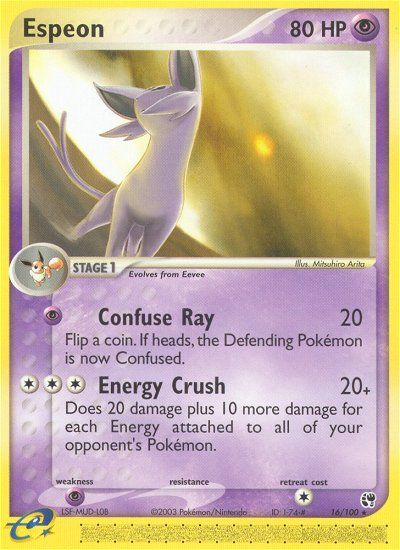 Espeon 16/100 EX Sandstorm