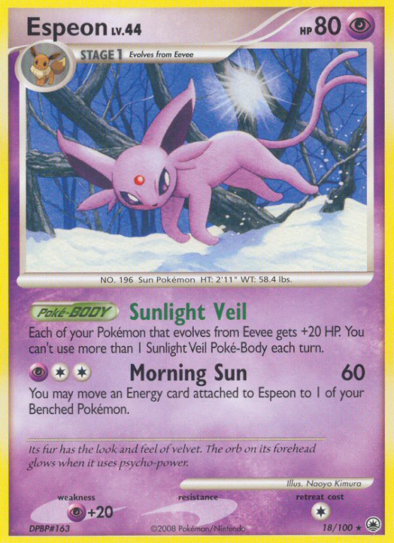 Espeon 18/100 Diamond & Pearl Majestic Dawn
