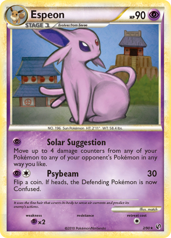 Espeon 2/90 HeartGold & SoulSilver HS—Undaunted