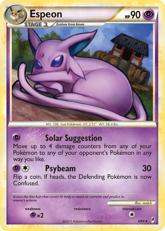 Espeon 4/106 HeartGold & SoulSilver Call of Legends