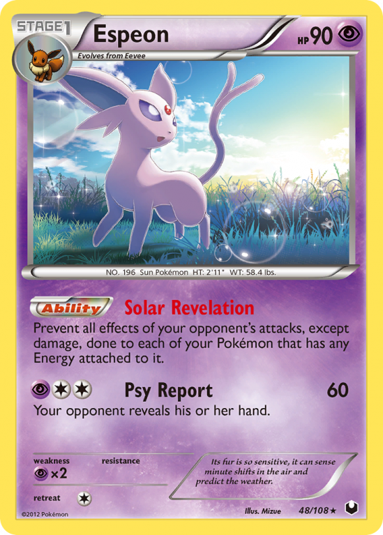 Espeon 48/108 Black & White Dark Explorers
