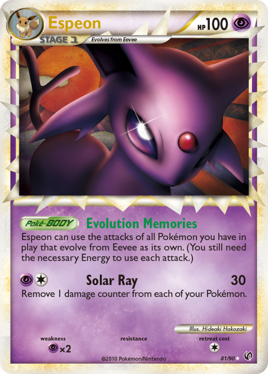 Espeon 81/90 HeartGold & SoulSilver HS—Undaunted