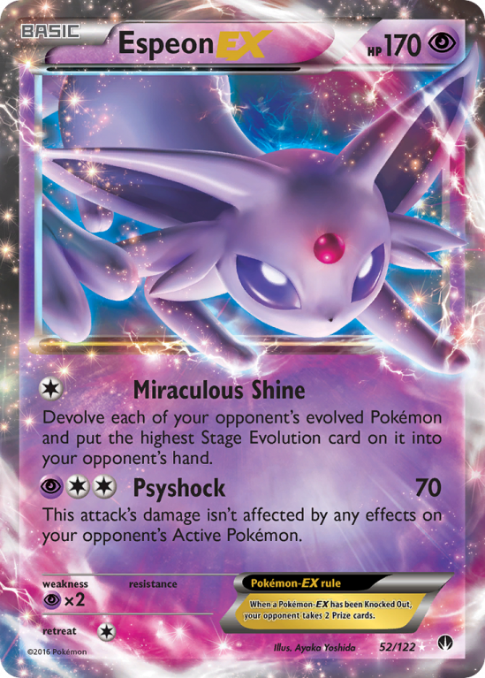 Espeon-EX 52/122 XY BREAKpoint