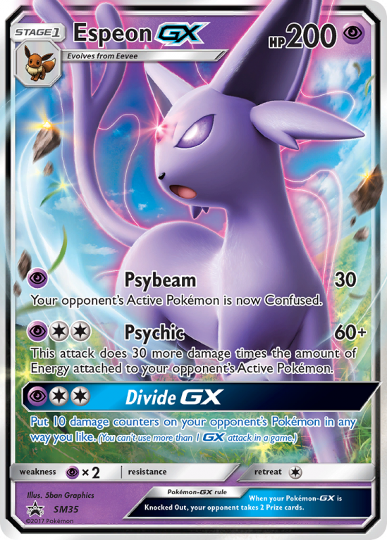Espeon-GX SM35/156 Sun & Moon SM Black Star Promos