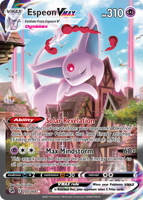 Espeon VMAX 270/264 Sword & Shield Fusion Strike