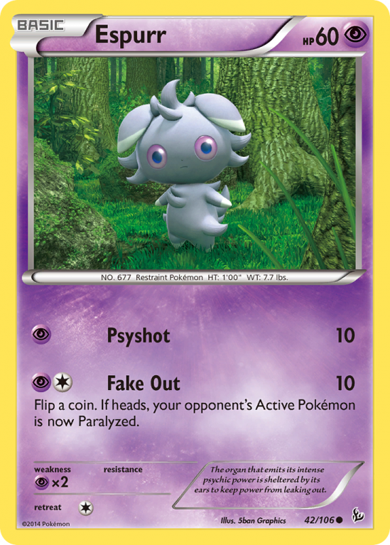 Espurr 42/106 XY Flashfire