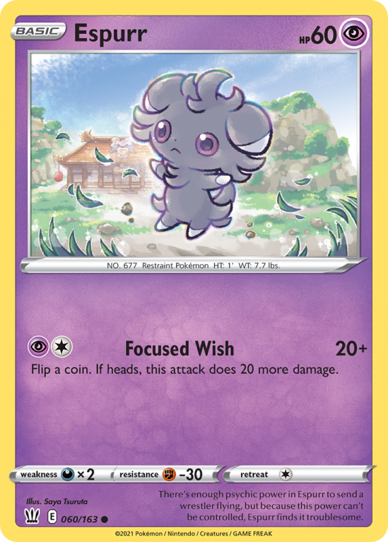 Espurr 60/163 Sword & Shield Battle Styles