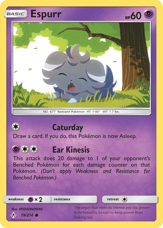 Espurr 79/214 Sun & Moon Unbroken Bonds