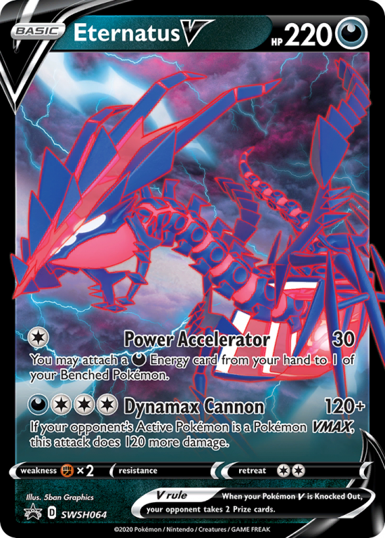 Eternatus V SWSH064/103 Sword & Shield SWSH Black Star Promos