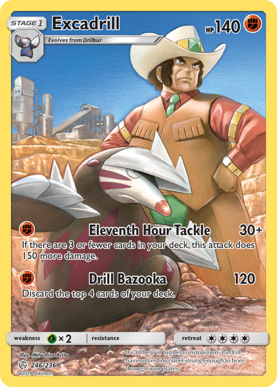 Excadrill 246/236 Sun & Moon Cosmic Eclipse