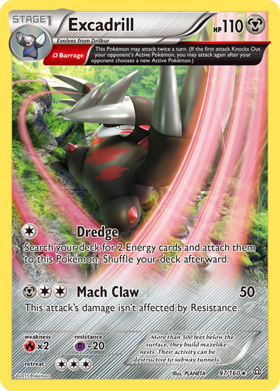 Excadrill 97/160 XY Primal Clash
