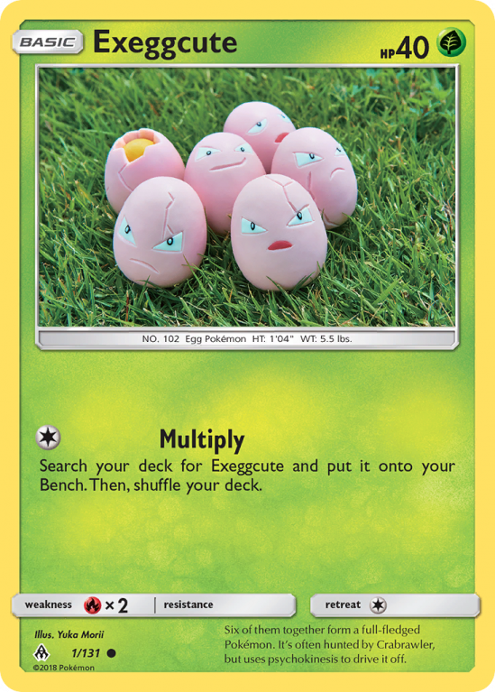 Exeggcute 1/131 Sun & Moon Forbidden Light