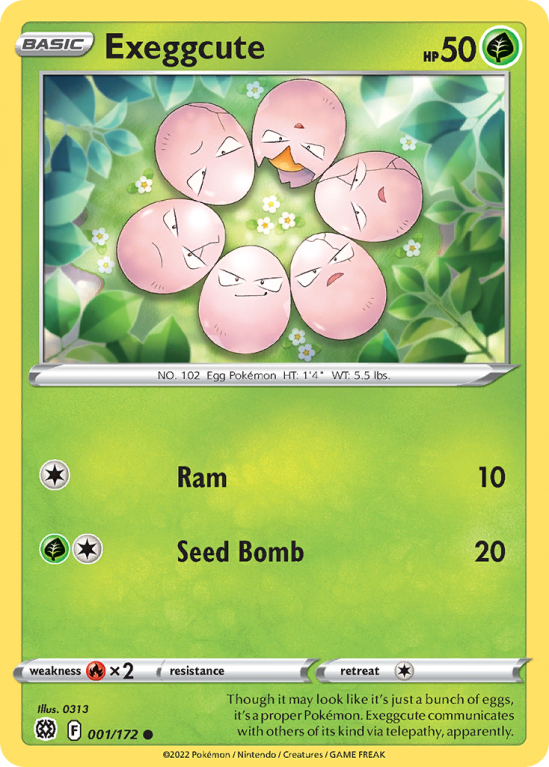 Exeggcute 1/172 Sword & Shield Brilliant Stars
