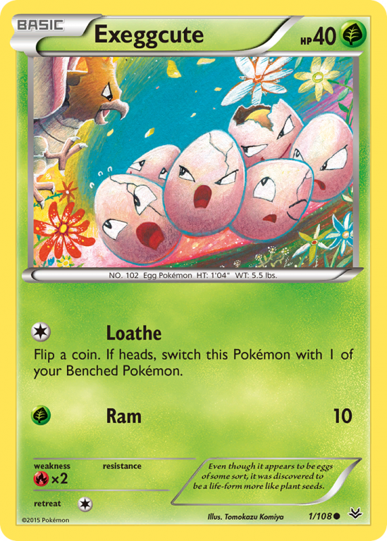 Exeggcute 1/108 XY Roaring Skies
