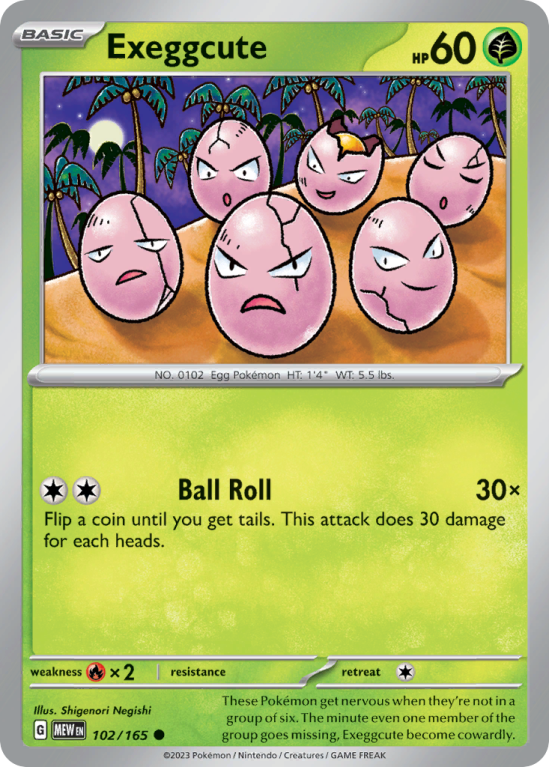Exeggcute 102/165 Scarlet & Violet 151