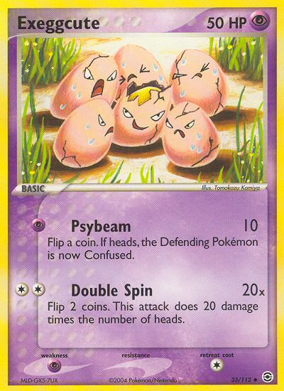 Exeggcute 33/112 EX FireRed & LeafGreen