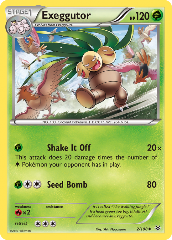 Exeggutor 2/108 XY Roaring Skies