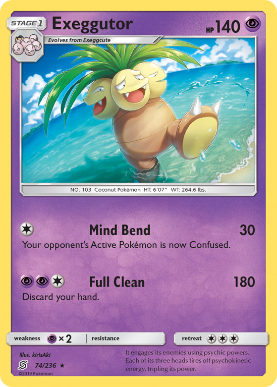 Exeggutor 74/236 Sun & Moon Unified Minds