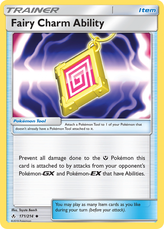 Fairy Charm Ability 171/214 Sun & Moon Unbroken Bonds