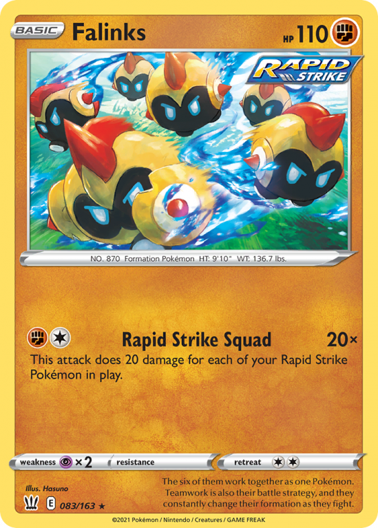 Falinks 83/163 Sword & Shield Battle Styles