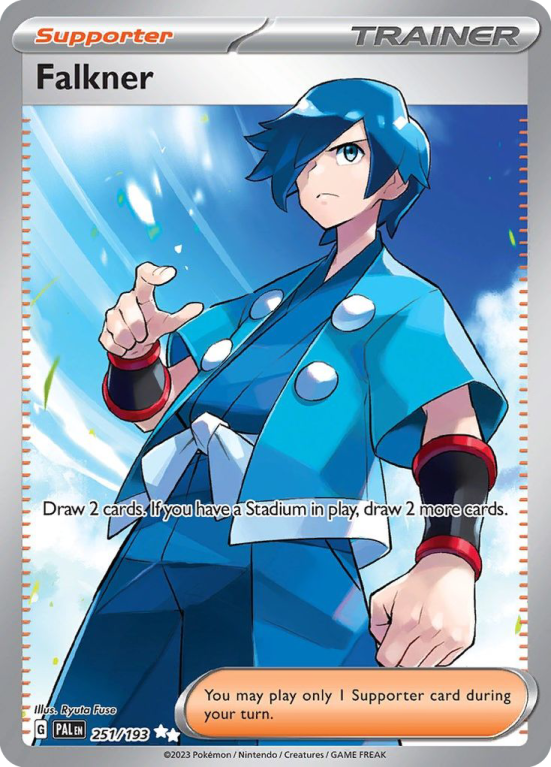 Falkner 251/193 Scarlet & Violet Paldea Evolved