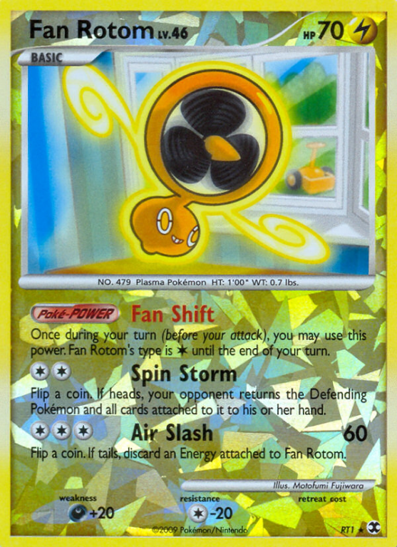 Fan Rotom RT1/111 Platinum Rising Rivals