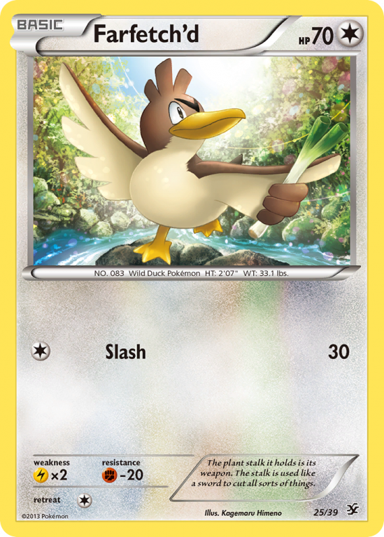 Farfetch'd 25/39 XY Kalos Starter Set