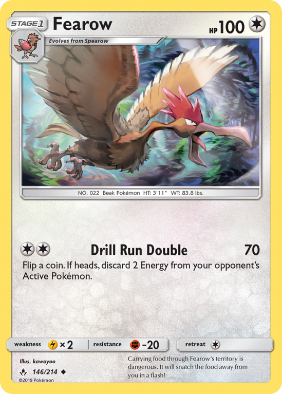 Fearow 146/214 Sun & Moon Unbroken Bonds
