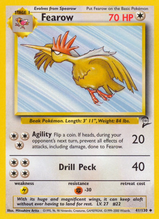 Fearow 41/130 Base Base Set 2