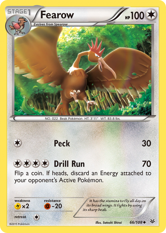 Fearow 66/108 XY Roaring Skies