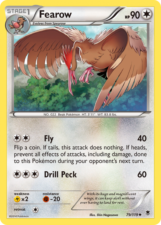 Fearow 79/119 XY Phantom Forces