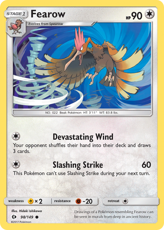 Fearow 98/149 Sun & Moon Sun & Moon