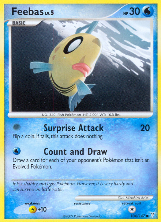 Feebas 104/147 Platinum Supreme Victors