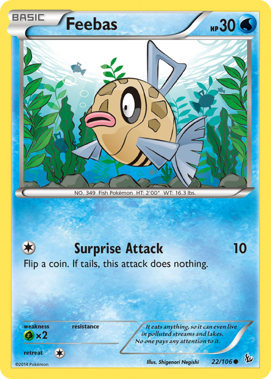 Feebas 22/106 XY Flashfire