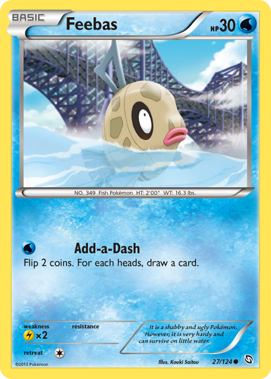 Feebas 27/124 Black & White Dragons Exalted